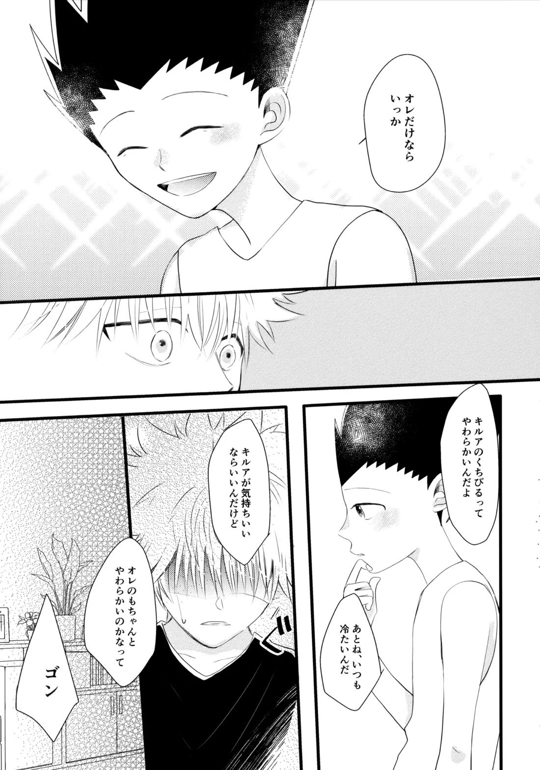 きみなしじゃいられない.【HUNTER×HUNTER/キルゴン】 page 22