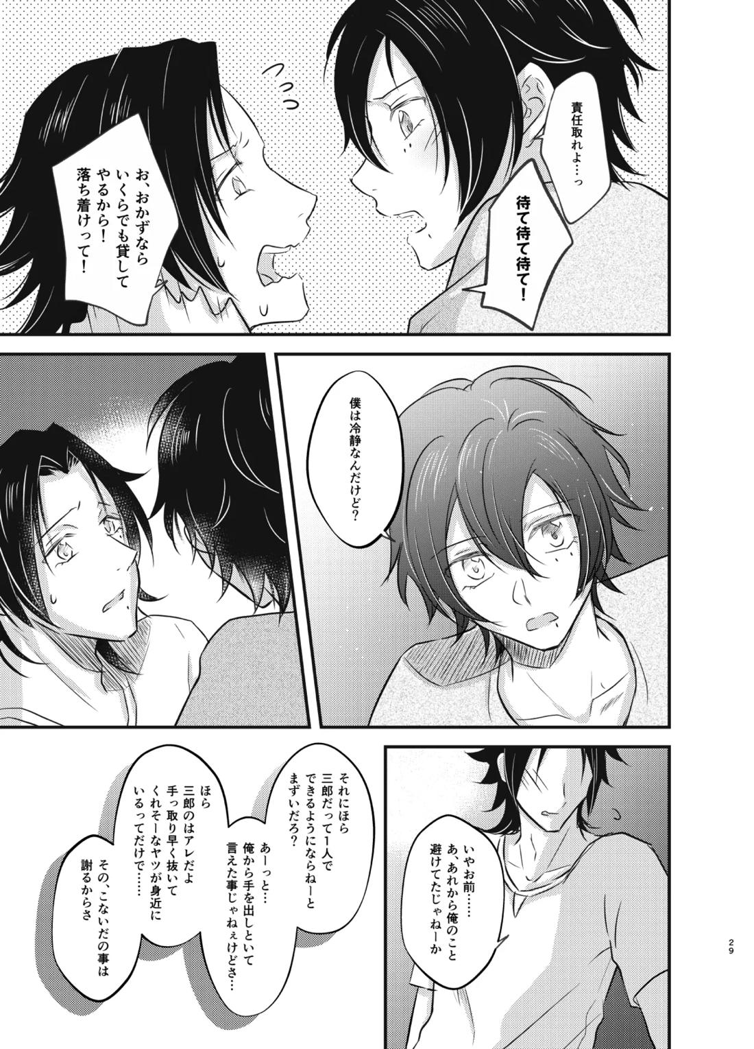 これを恋と呼ぶならば【ヒプノシスマイク/二郎×三郎】 page 28