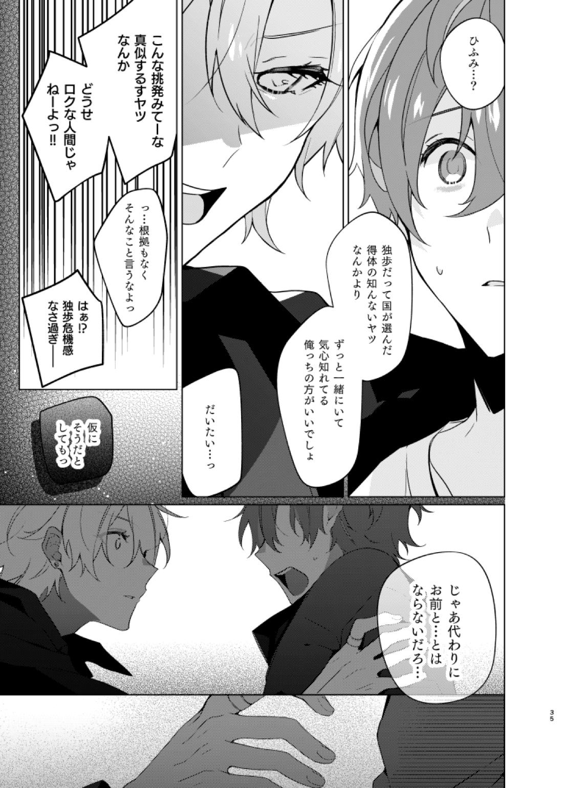 そこに愛があるだけ【ヒプノシスマイク/ひふど(伊弉冉一二三×観音坂独歩)】 page 34