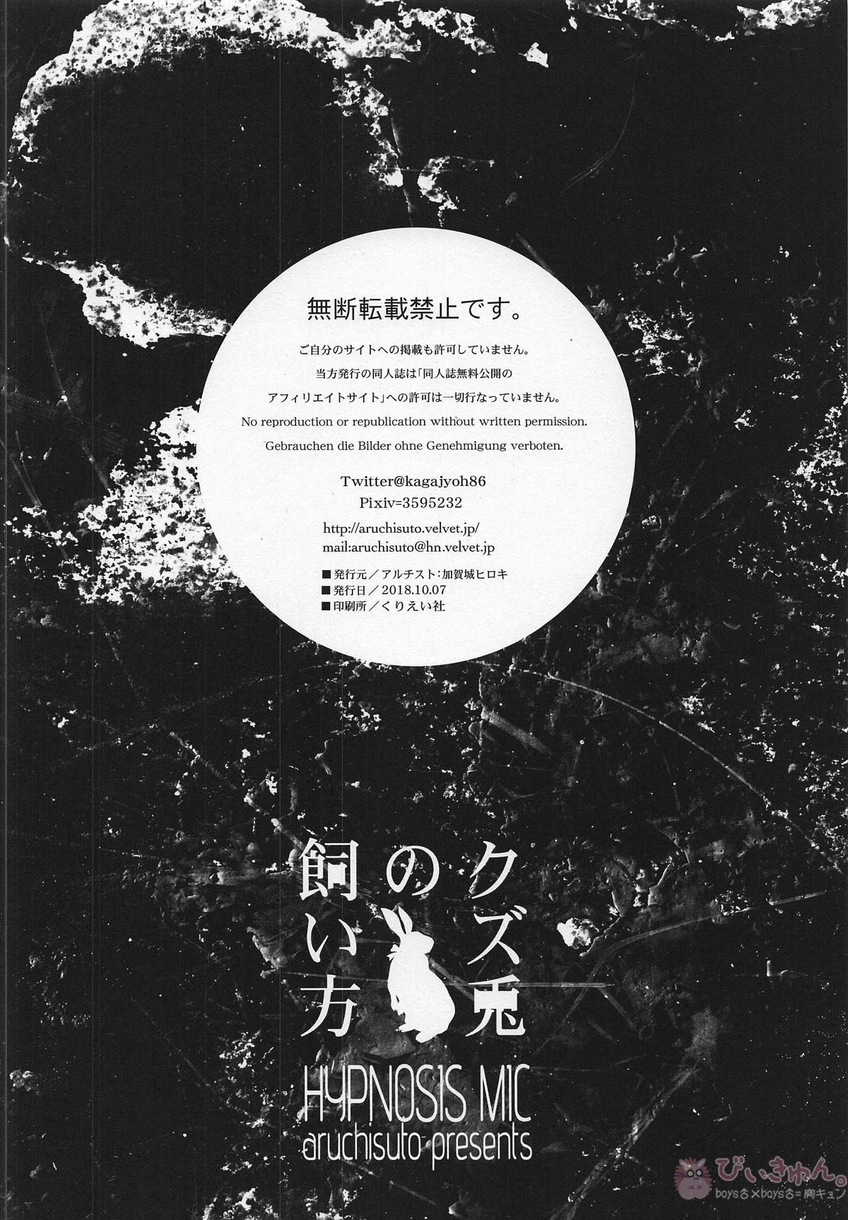 クズ兎の飼い方【ヒプノシスマイク/左銃(碧棺左馬刻×入間銃兎)】 page 17