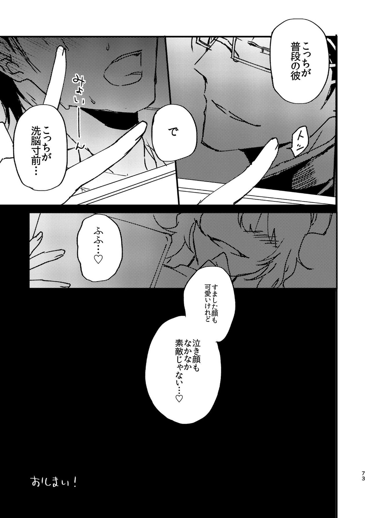 復讐×凌辱 気丈な男にたくさんひどいことする本【ヒプノシスマイク/モブ銃(モブ×入間銃兎)】 page 72