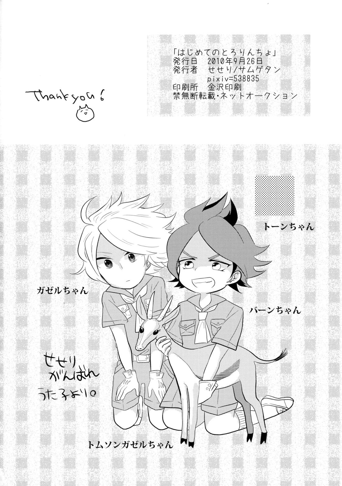 はじめてのとろりんちょ【イナズマイレブン/ガゼバン(涼南)】 page 33