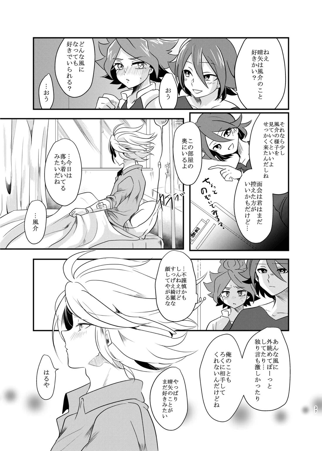 氷に似た感応【イナズマイレブン/バンガゼ(南涼)】 page 37