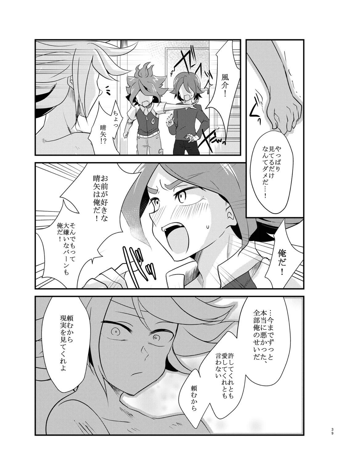 氷に似た感応【イナズマイレブン/バンガゼ(南涼)】 page 39