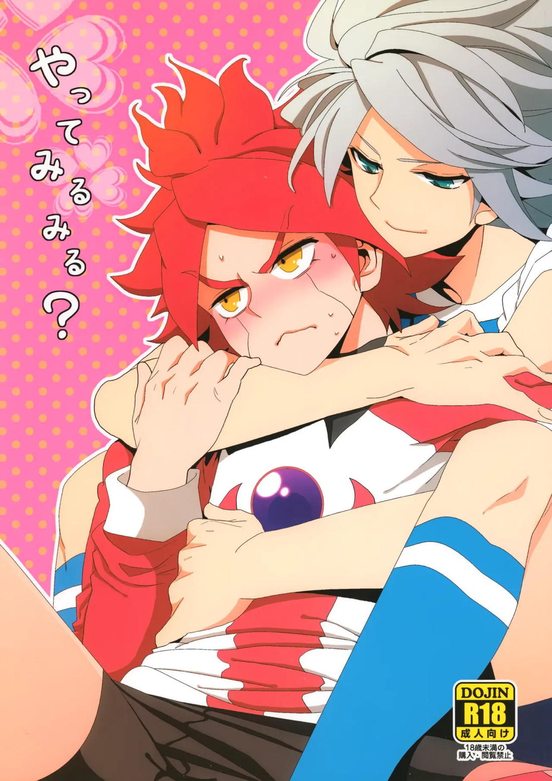 Recommended BL manga "やってみるみる？【イナズマイレブン/ガゼバン(涼南)】" cover image