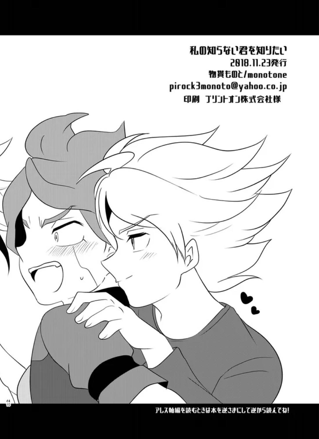 私の知らない君を知りたい -エイリア編-【イナズマイレブン/ガゼバン(涼南)】 page 39