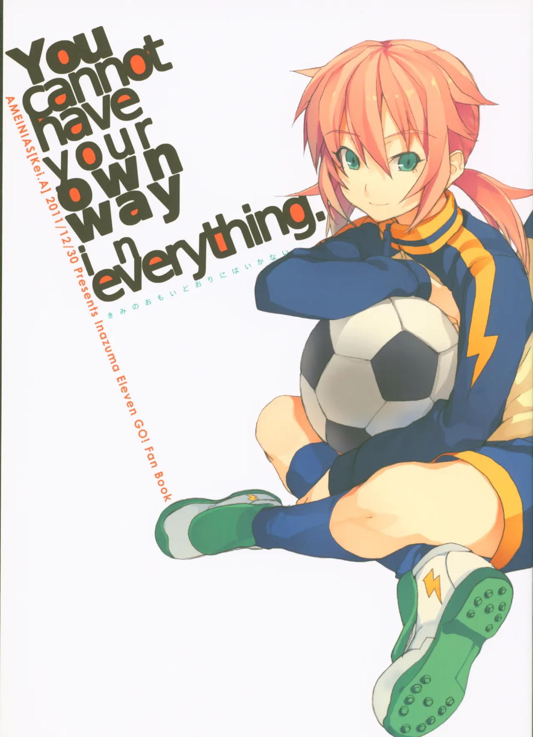 BL manga "You cannot have your own way in everything.【イナズマイレブン】" cover image