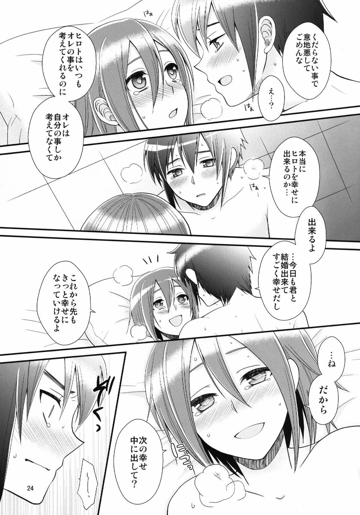 24歳円堂さんと泣き虫ヒロトの女体化新婚本【イナズマイレブン/円ヒロ】 page 21