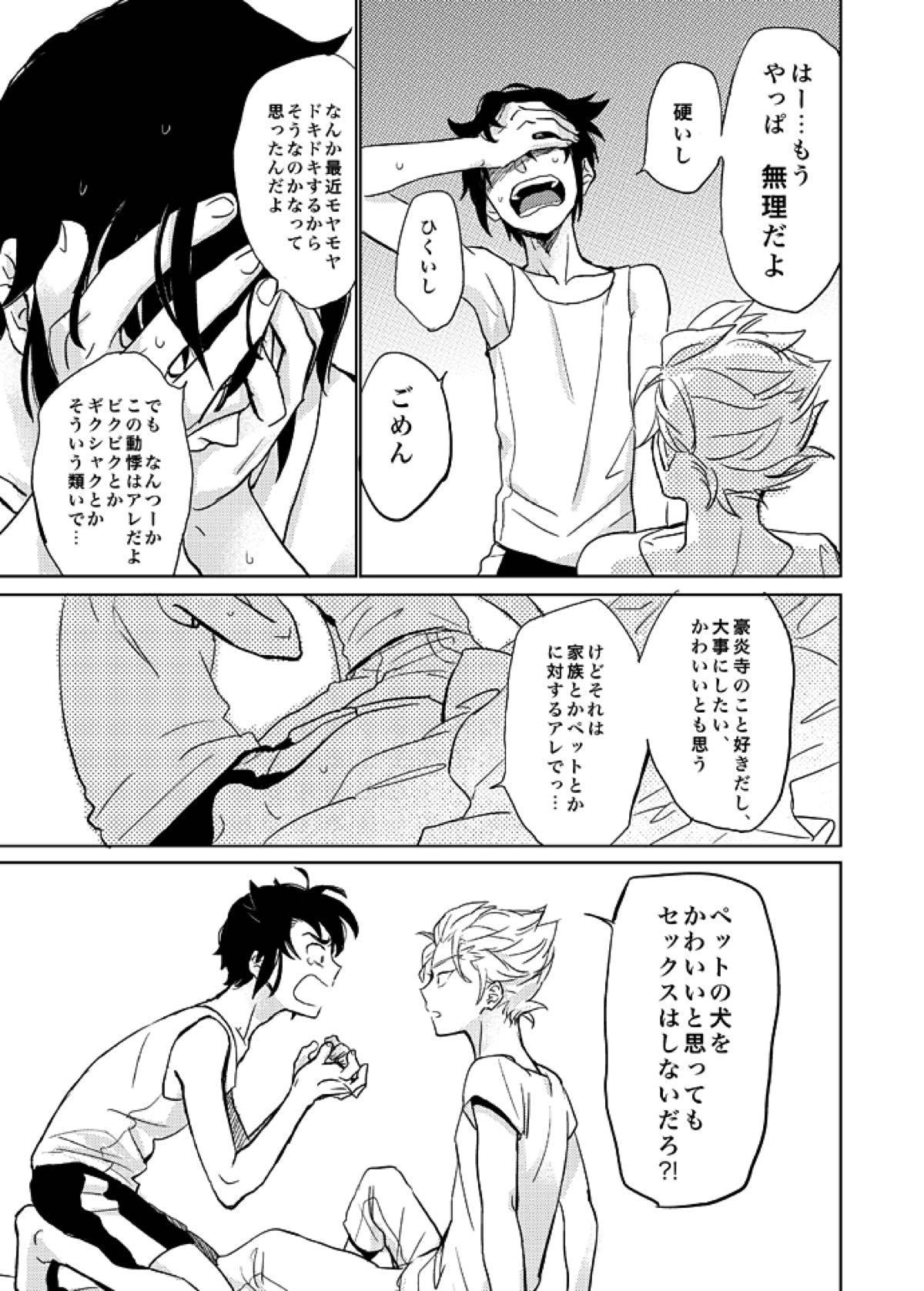 ゲイとノンケの千日戦争【イナズマイレブン/円豪】 page 29