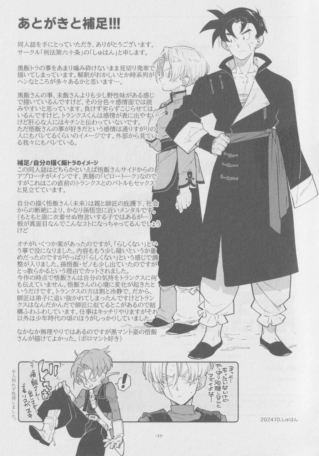 Pillow talk【ドラゴンボール/飯トラ】 page 24