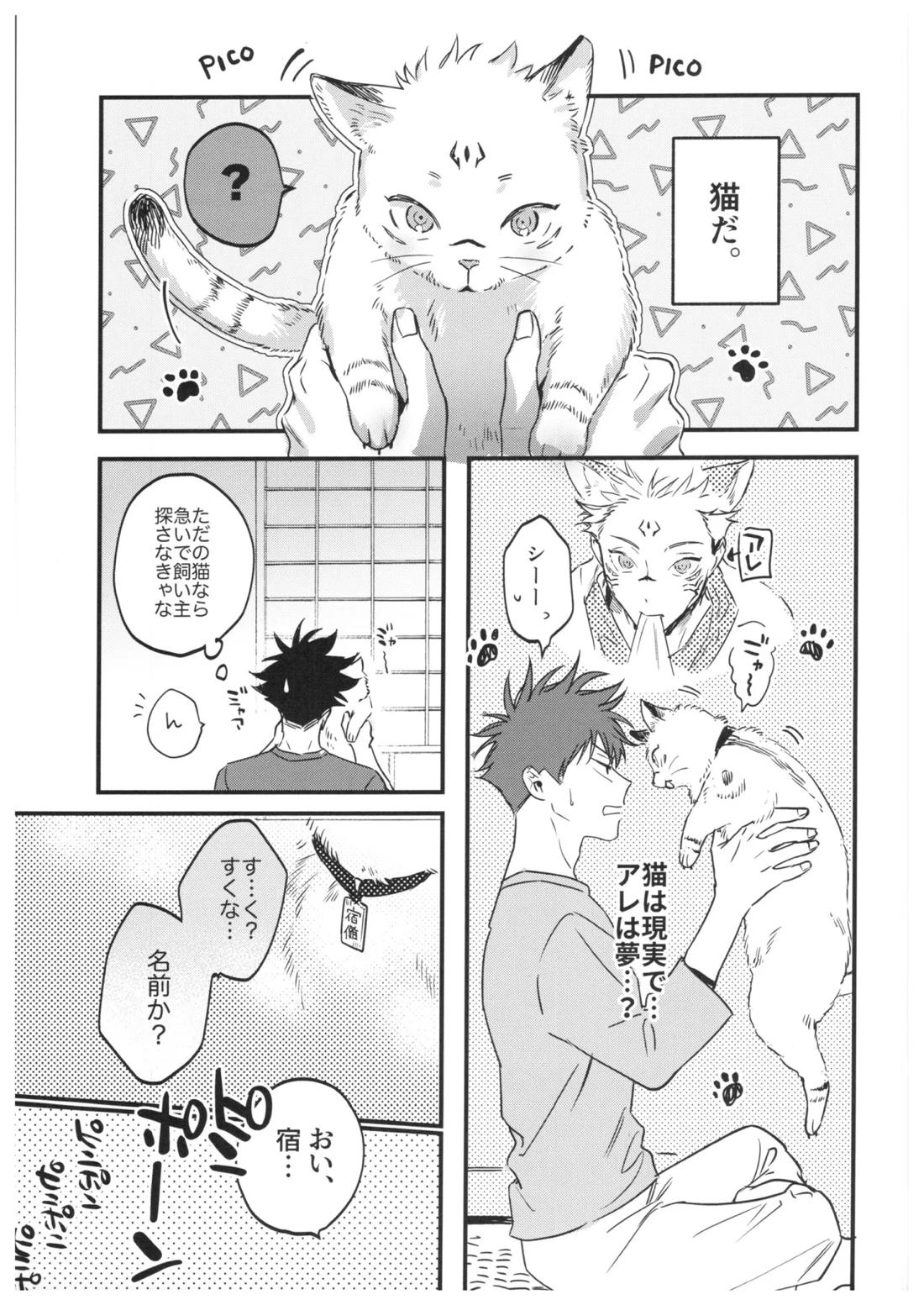 FUSHI TO NEKO【呪術廻戦/伏宿】 page 16