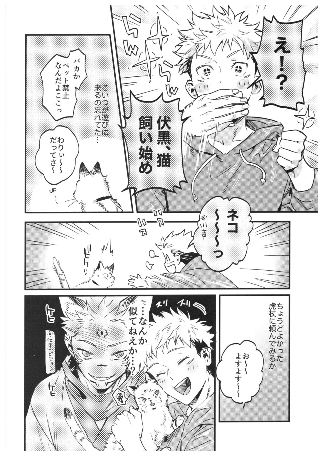 FUSHI TO NEKO【呪術廻戦/伏宿】 page 17