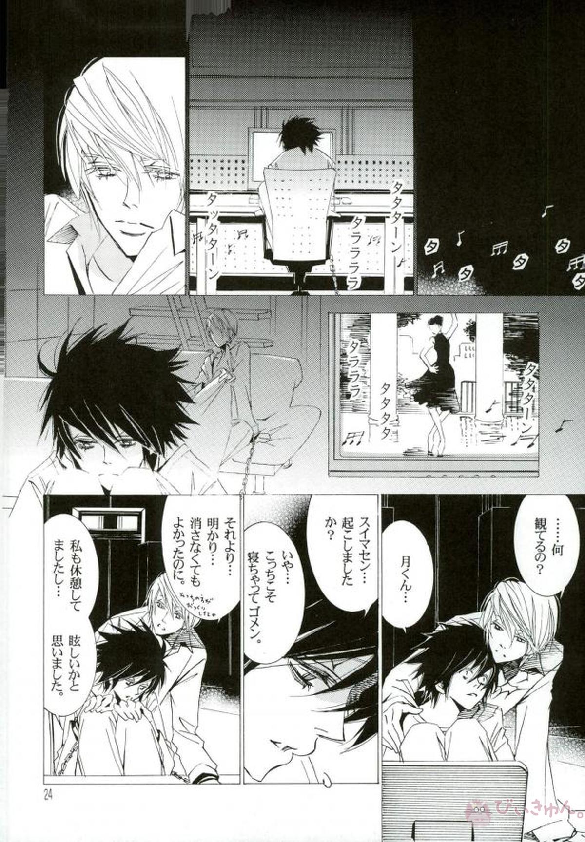 DISAPPEAR DETHNOTE fanbook【DEATH NOTE/夜神月×L】 page 22