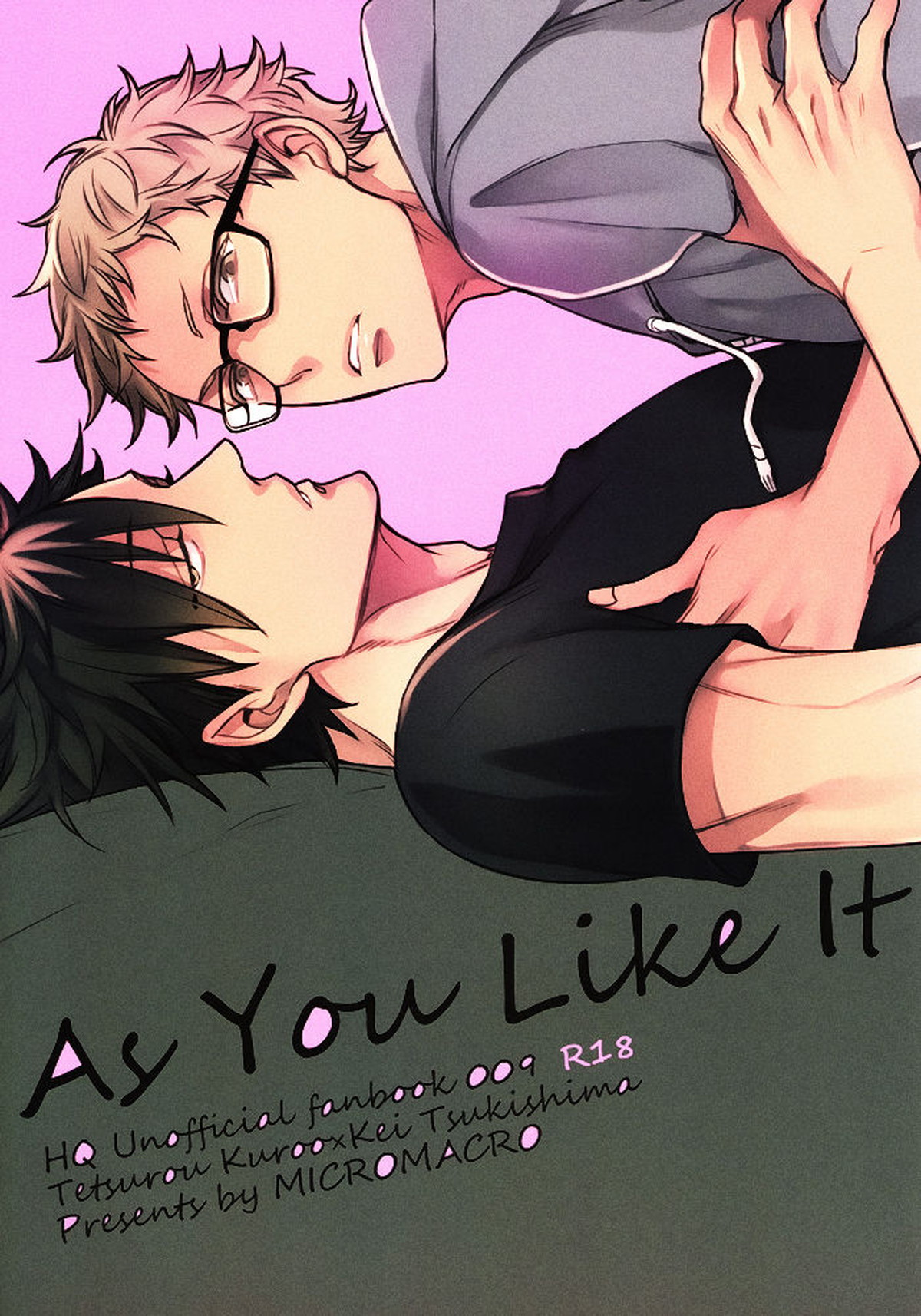 Recommended BL manga "As You Like It【ハイキュー!!/クロ月】" cover image