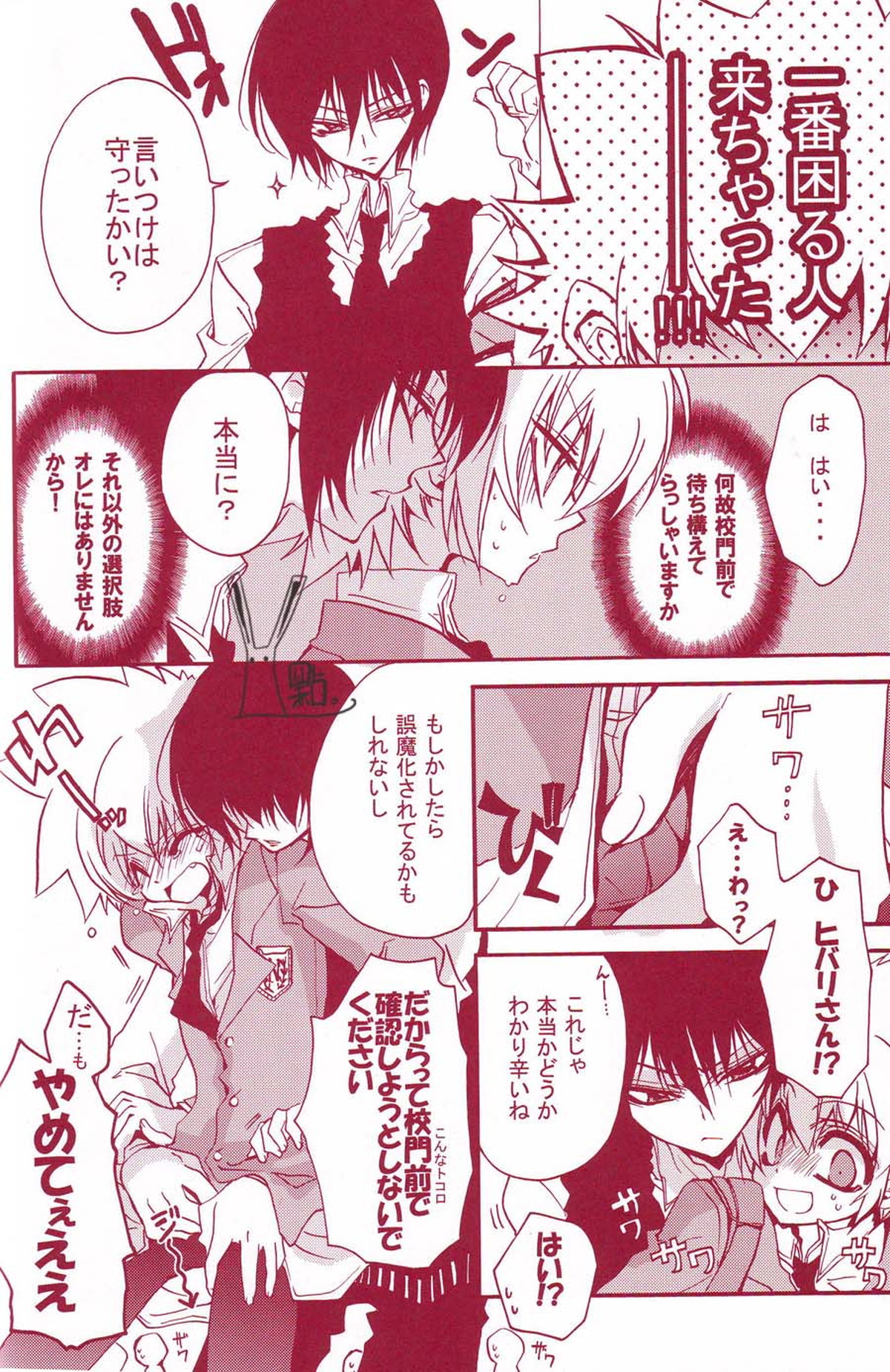 校則違反【家庭教師ヒットマンREBORN!/ヒバツナ】 page 13