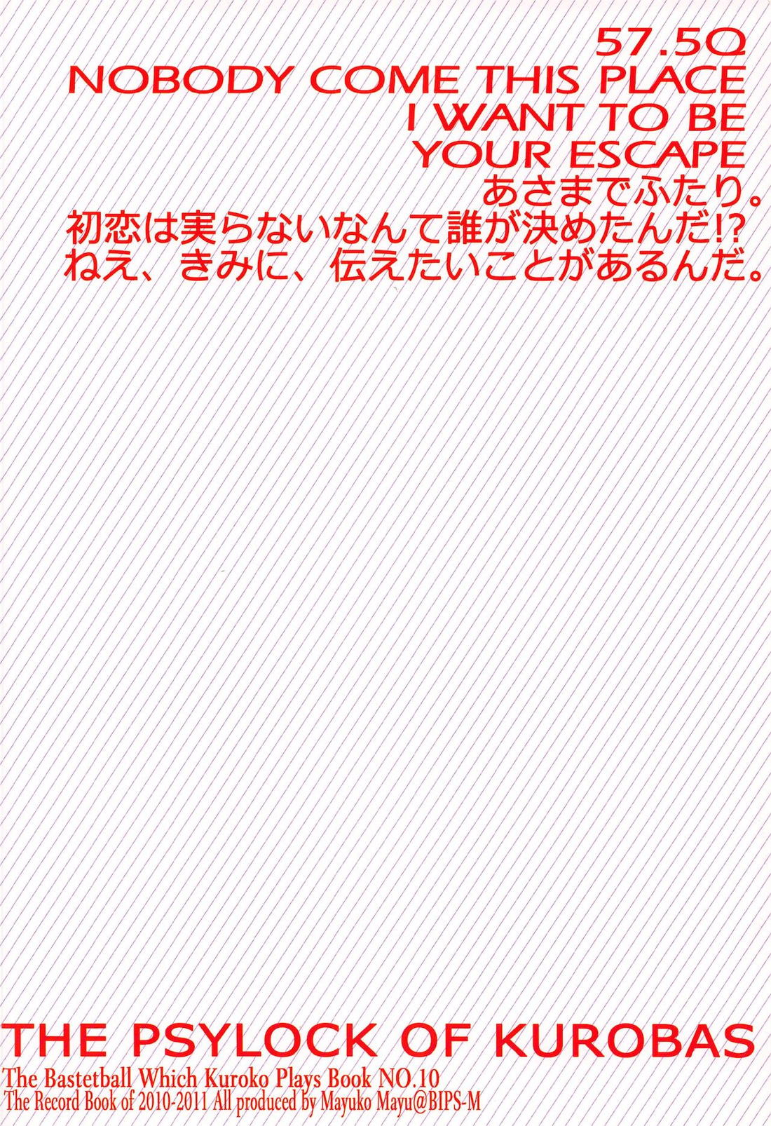 THE PSYLOCK OF KUROBAS【黒子のバスケ/青黒】 page 177