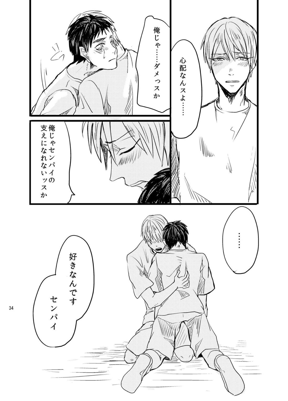 センパイだけは気づいちゃいけない【黒子のバスケ/黄笠】 page 32