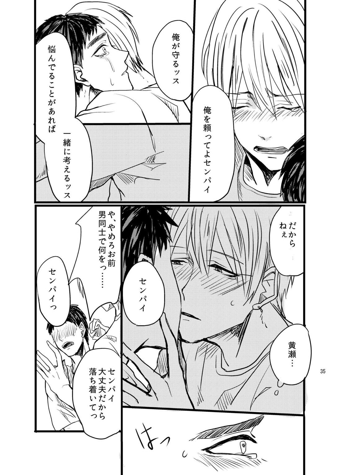 センパイだけは気づいちゃいけない【黒子のバスケ/黄笠】 page 33
