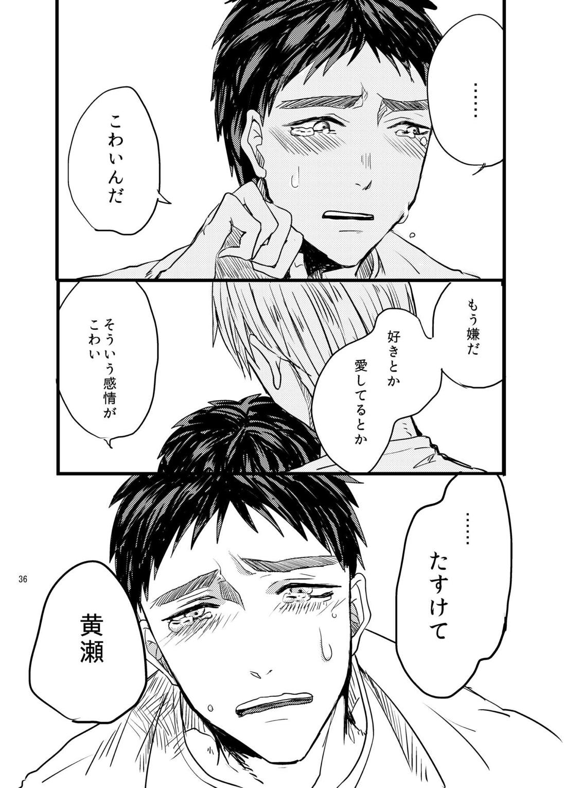 センパイだけは気づいちゃいけない【黒子のバスケ/黄笠】 page 34