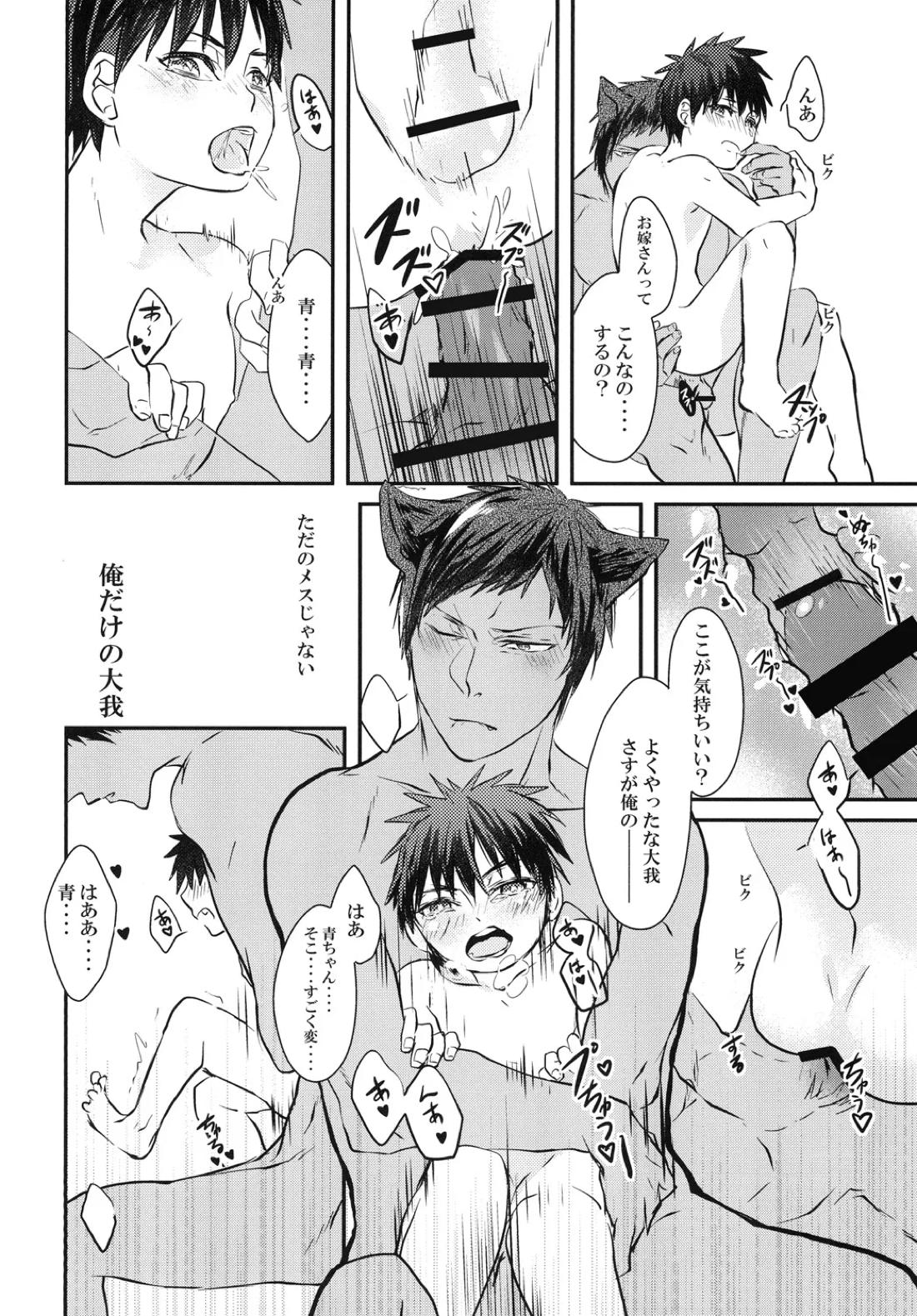 猫にニャンニャン泣かされて【黒子のバスケ/青火】 page 19