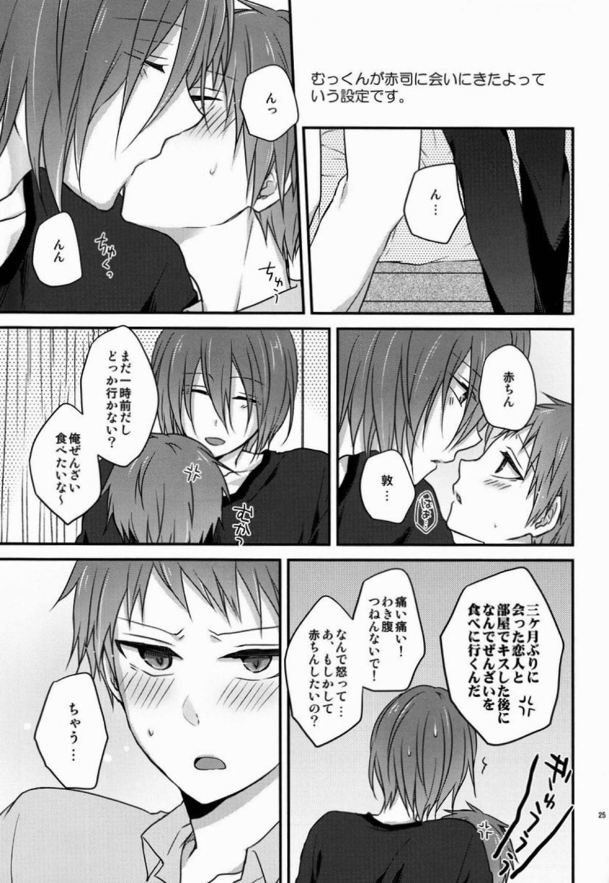 おねだり上手な俺のイトコ【黒子のバスケ/紫赤】 page 23