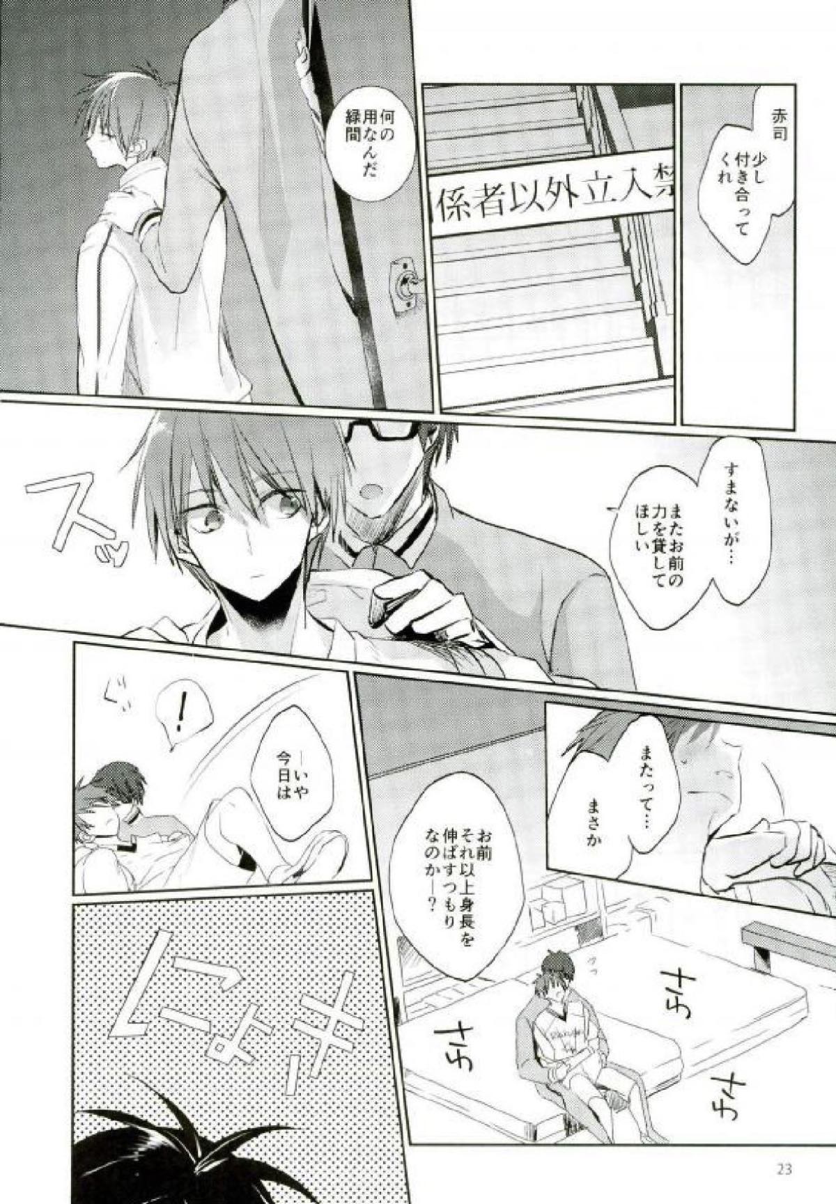 とってもおおきくなりました【黒子のバスケ/緑赤】 page 22