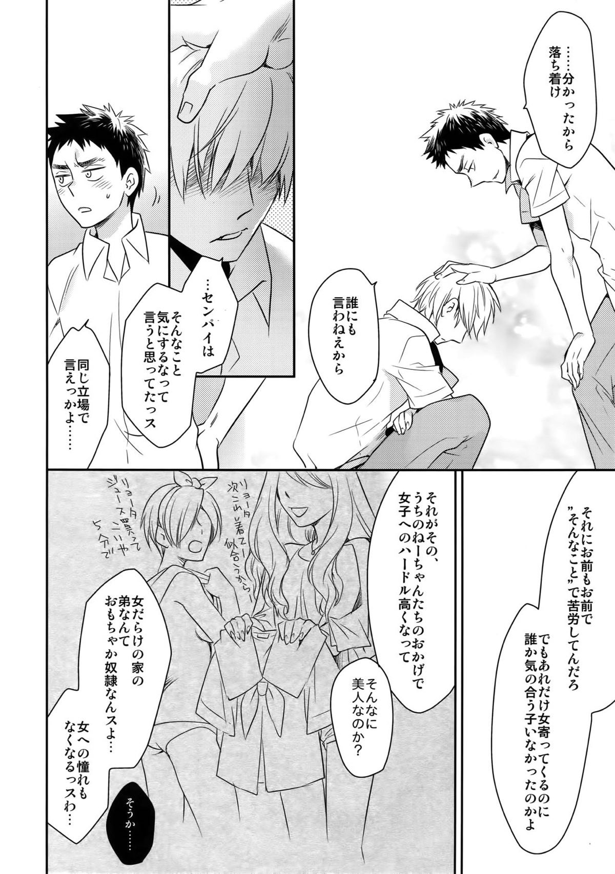 完璧彼氏と絶対領域王子様 -love the world-【黒子のバスケ/黄笠】 page 25
