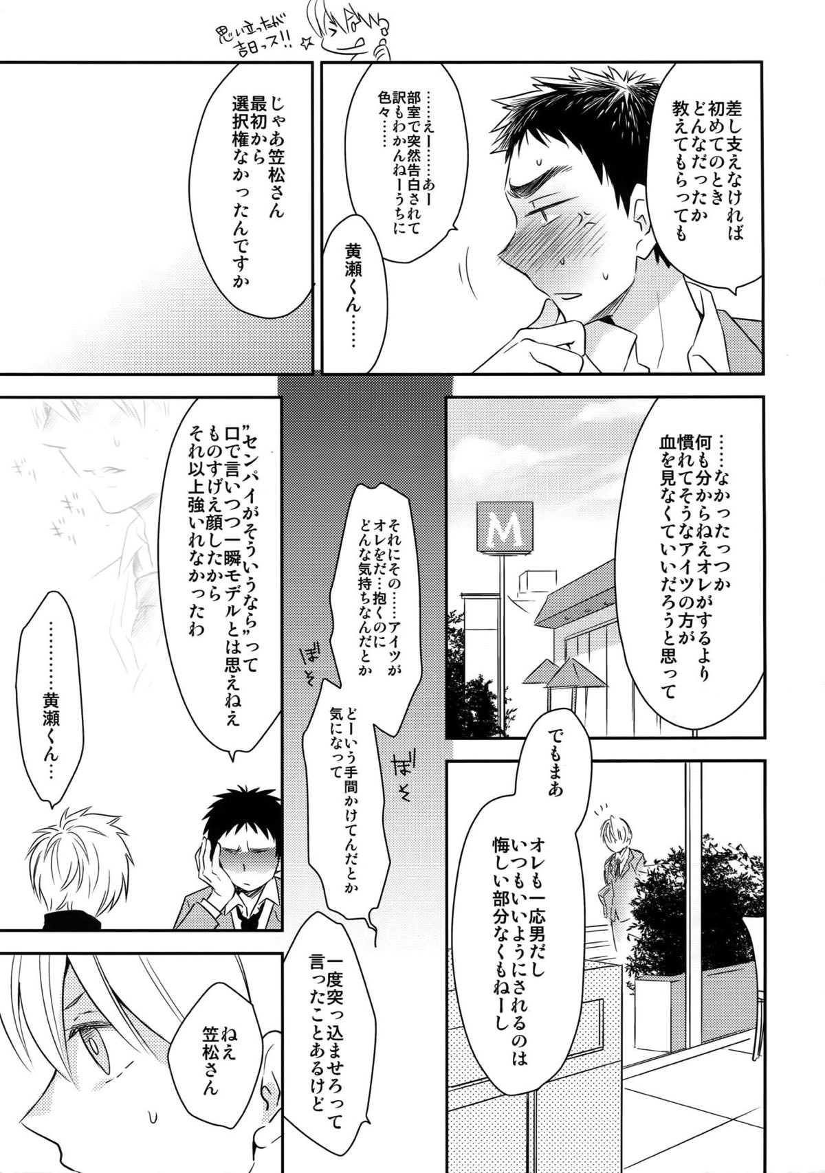 完璧彼氏と絶対領域王子様 -love the world-【黒子のバスケ/黄笠】 page 52