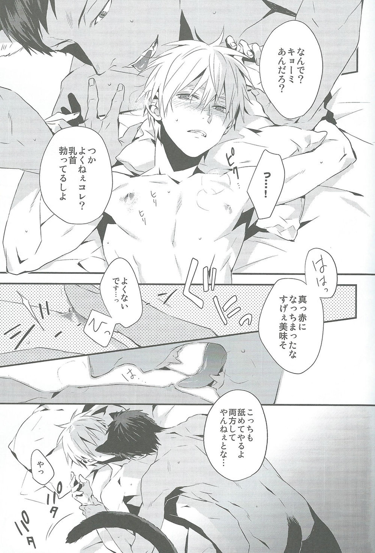 キミとネコミミ【黒子のバスケ/青黒】 page 13