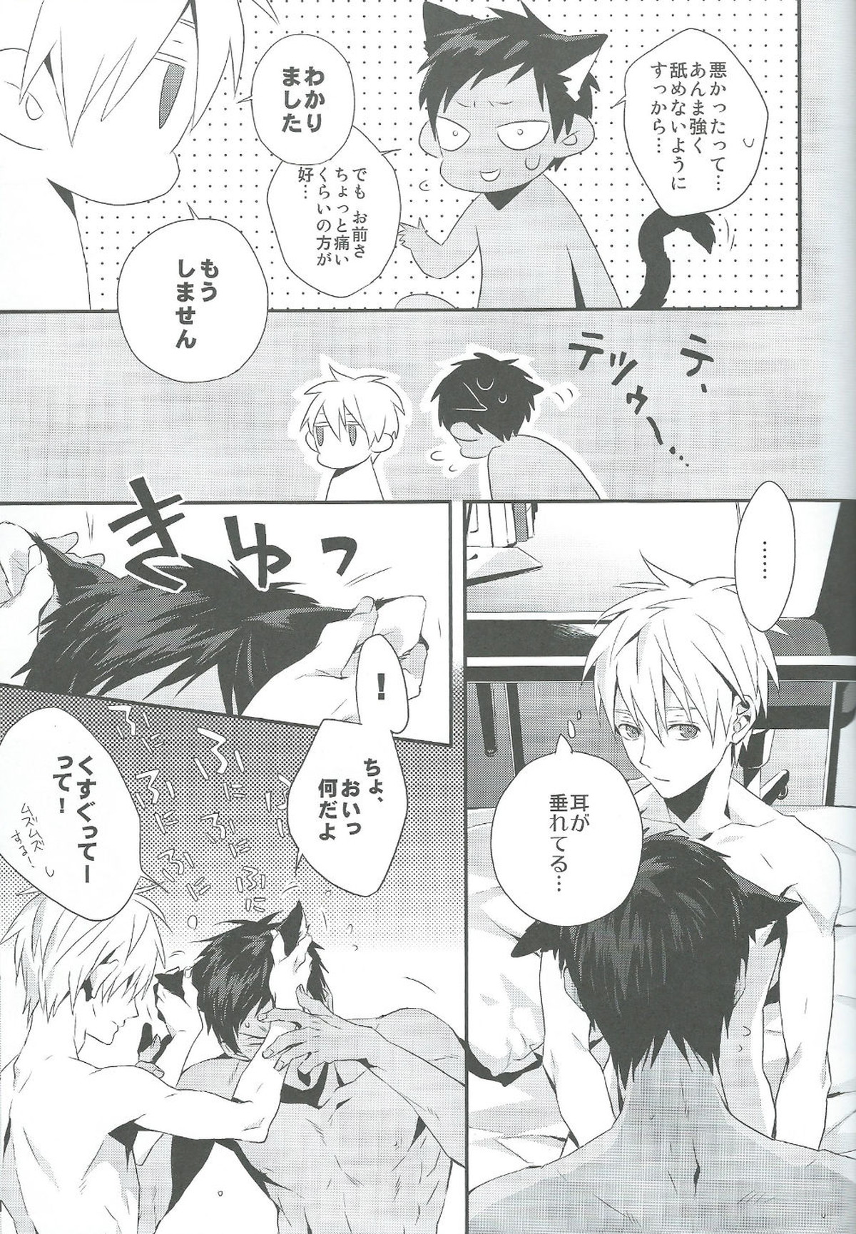 キミとネコミミ【黒子のバスケ/青黒】 page 15