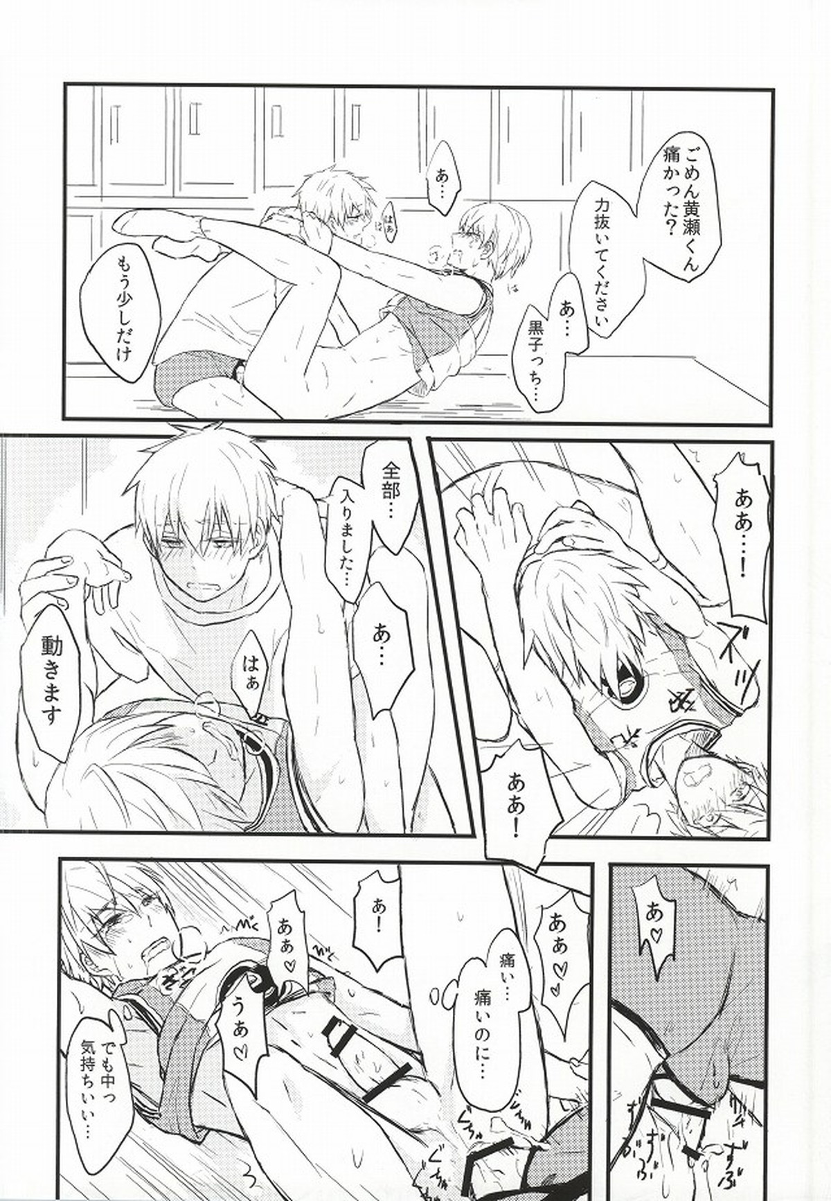 熱い目線【黒子のバスケ/黒黄】 page 13