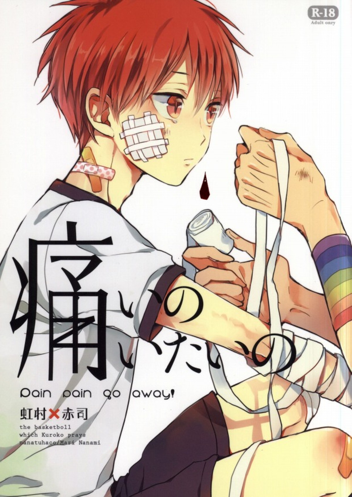Recommended BL manga "痛いのいたいの【黒子のバスケ/虹赤】" cover image