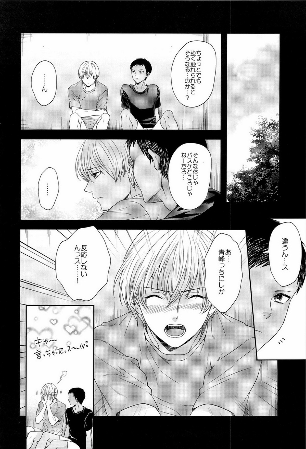 この感情は過剰で異常で制御不能【黒子のバスケ/黄青】 page 18