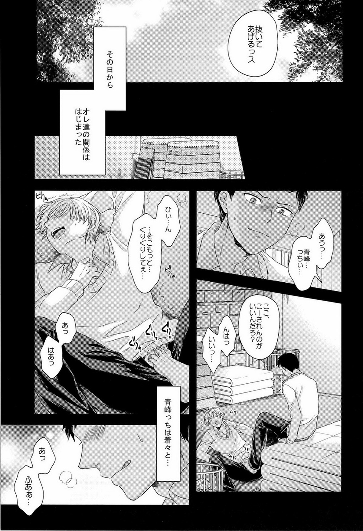 この感情は過剰で異常で制御不能【黒子のバスケ/黄青】 page 27