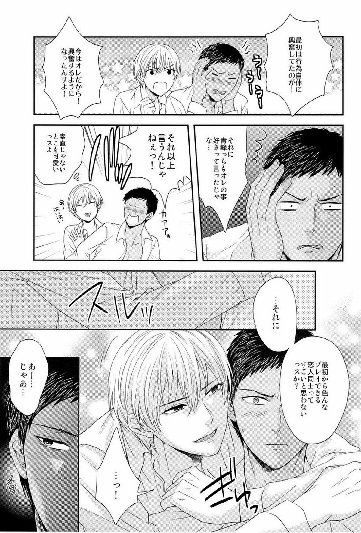 この感情は過剰で異常で制御不能【黒子のバスケ/黄青】 page 54