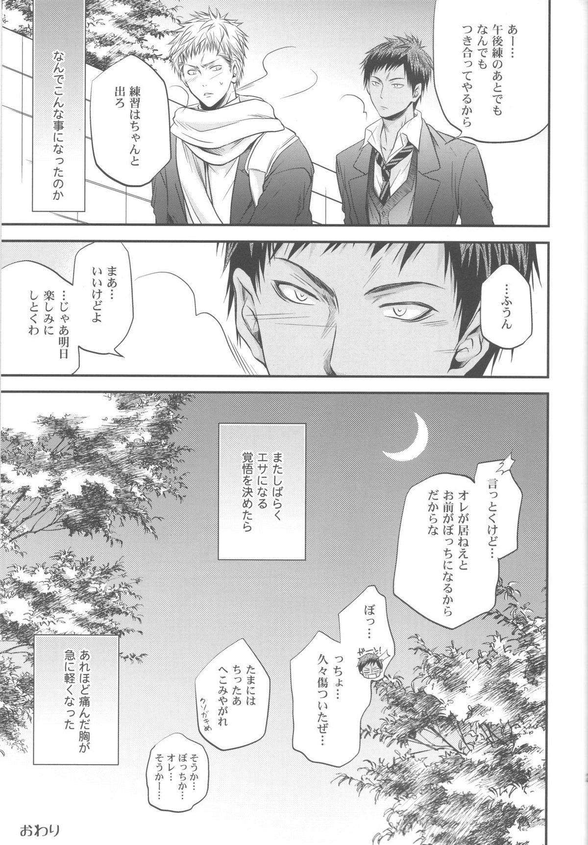 創刊桐皇 ケダモノダモノ【黒子のバスケ/青若】 page 22