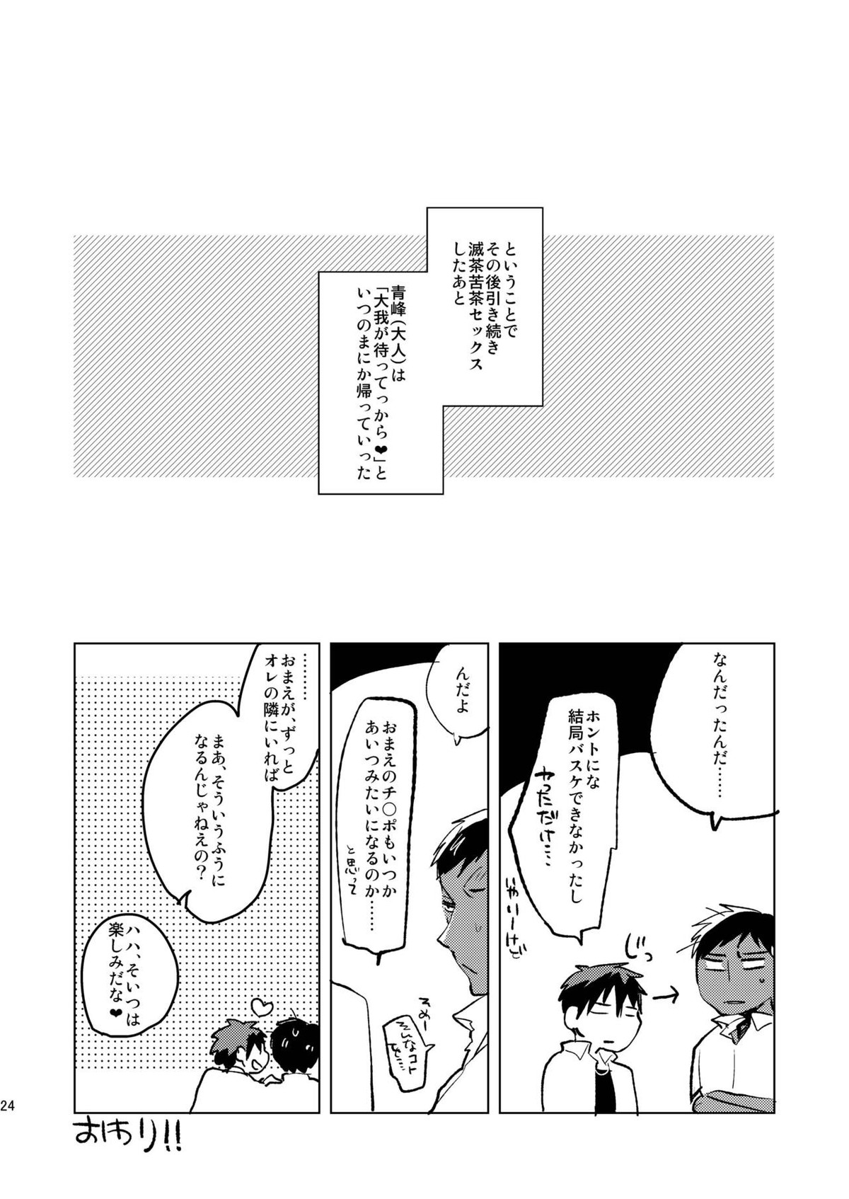 大人の青峰くんと（性的に）あそぼう【黒子のバスケ/青火】 page 23
