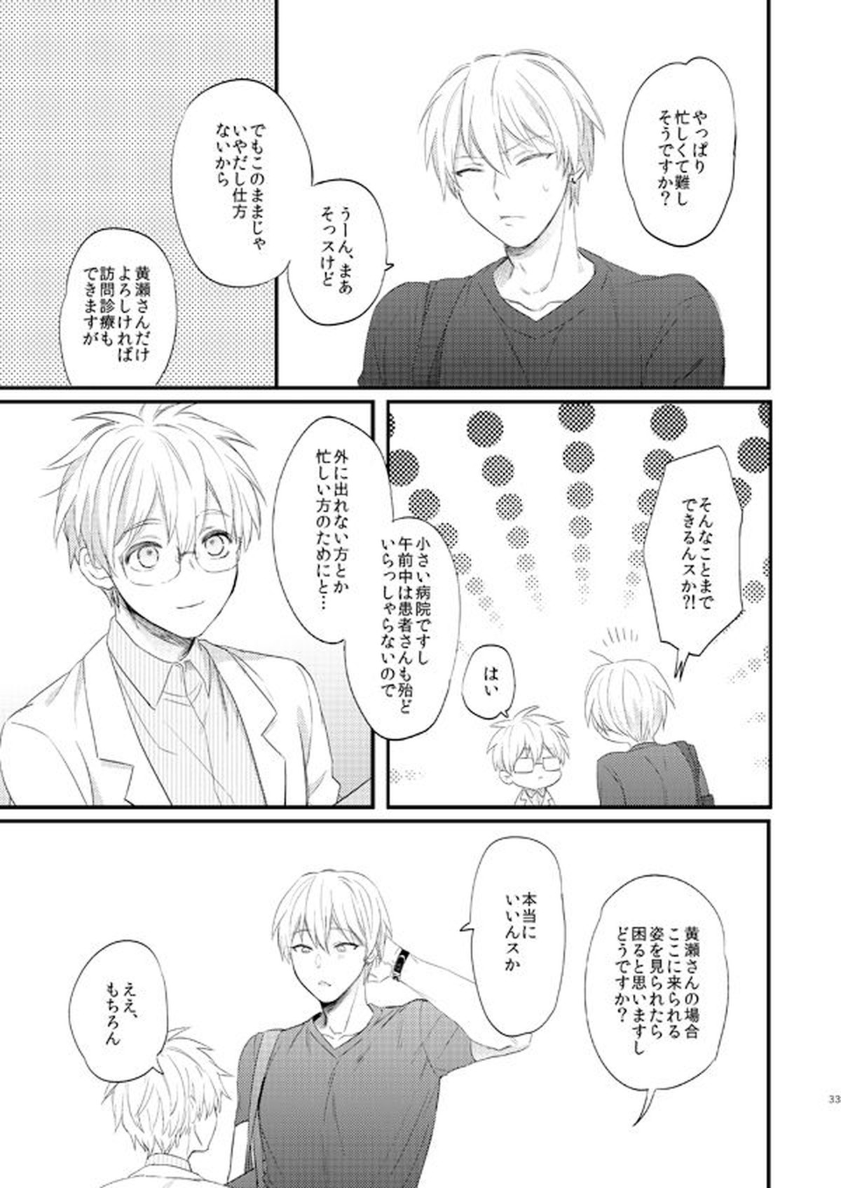 一緒にがんばりましょう・上【黒子のバスケ/黄黒】 page 32