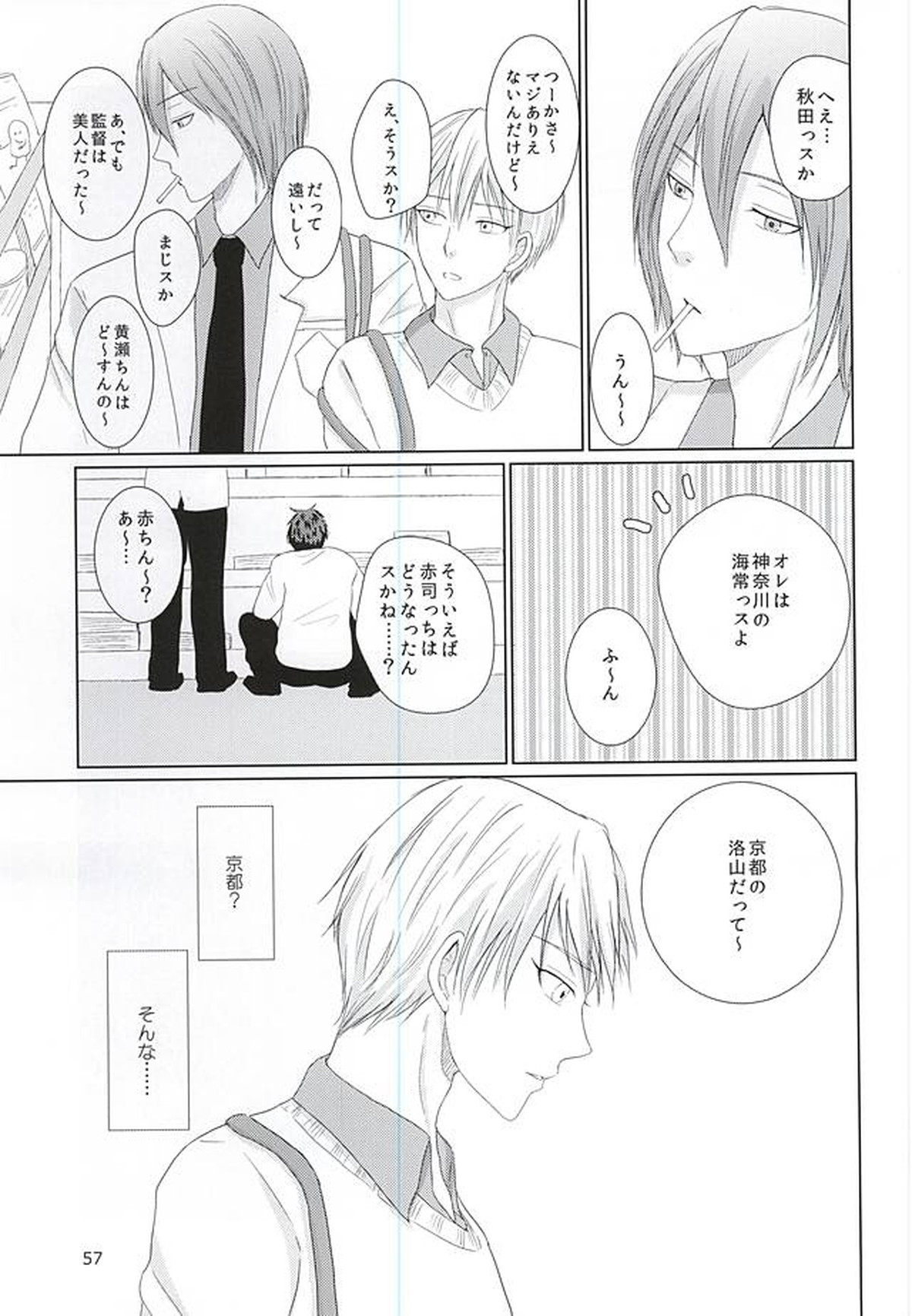 あいまいなままで【黒子のバスケ/黄赤】 page 56