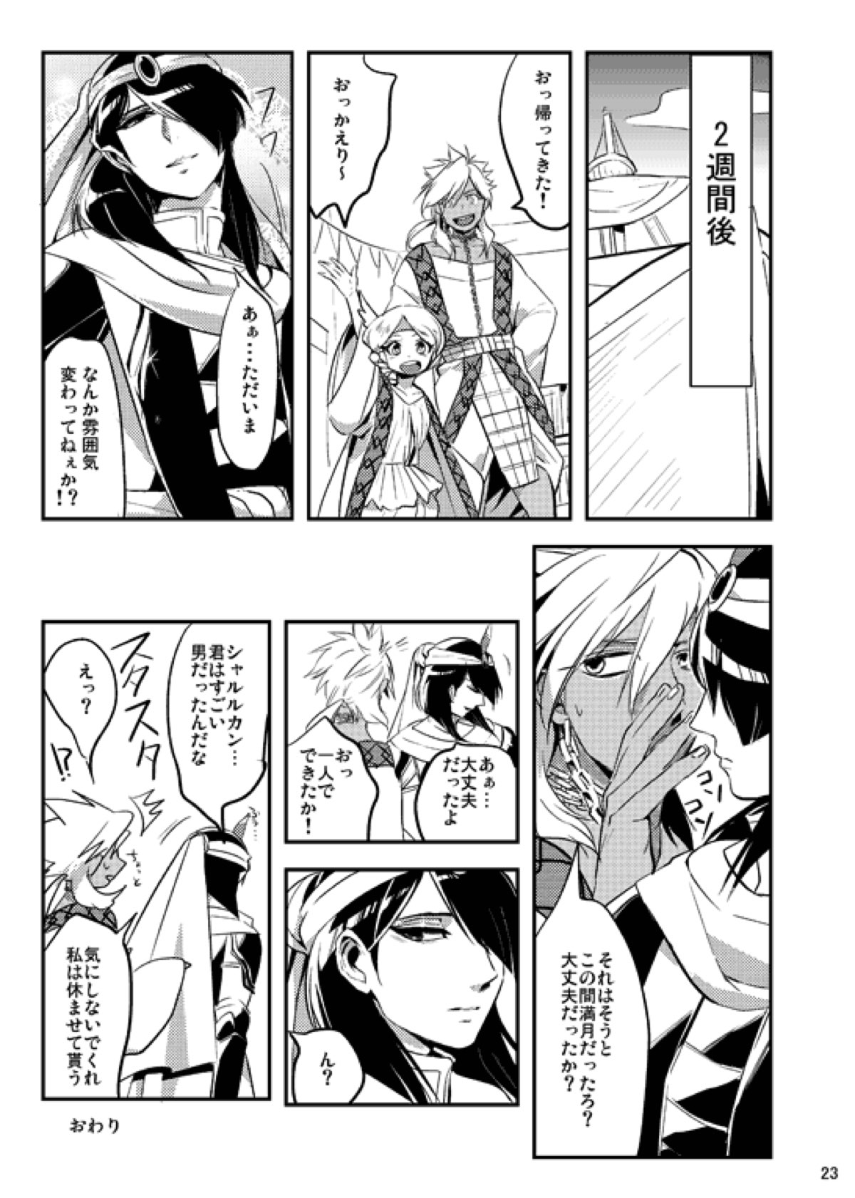 僕らの楽しい性教育２【マギ/ヒナホホ×スパルトス】 page 22