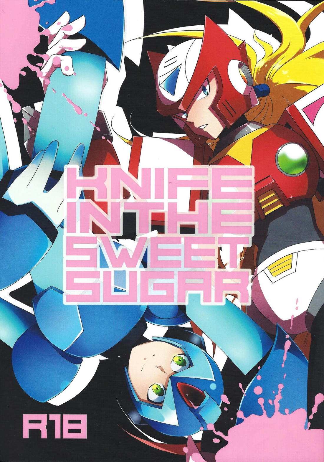 Recommended BL manga "KNIFE IN THE SWEET SUGAR【ロックマンX/ゼロ×エックス】" cover image
