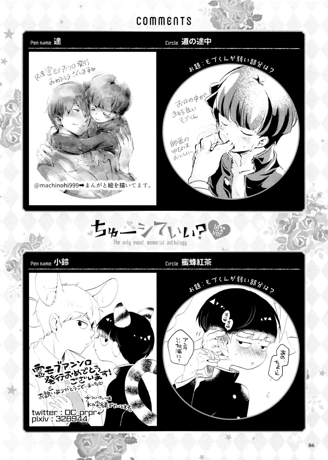 ちゅーシていい 18禁ver-【モブサイコ100/霊モブ】 page 85