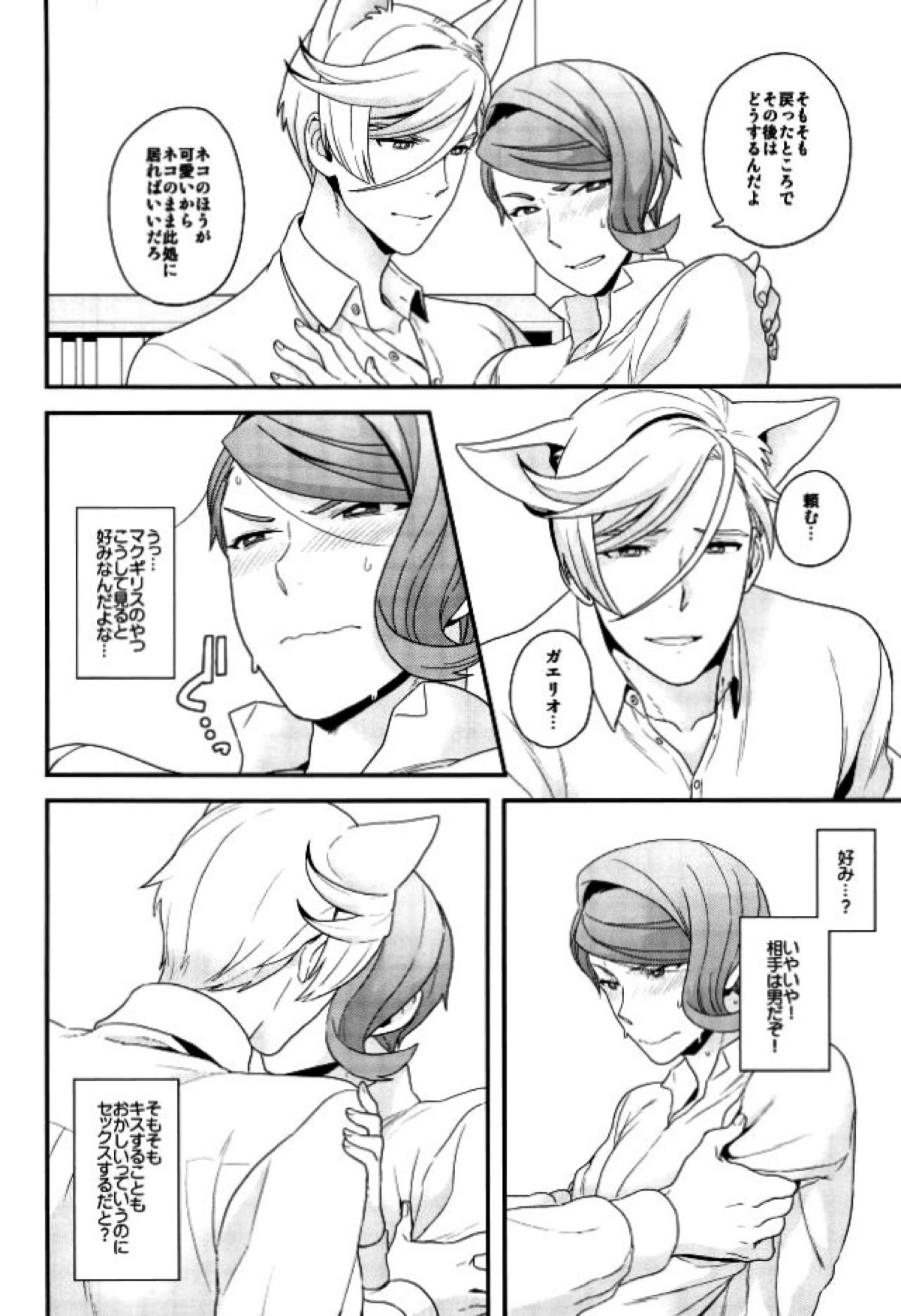 現代パロディにおけるネコのマクギリスとガエリオの可能性について【機動戦士ガンダム 鉄血のオルフェンズ/マクガエ】 page 11