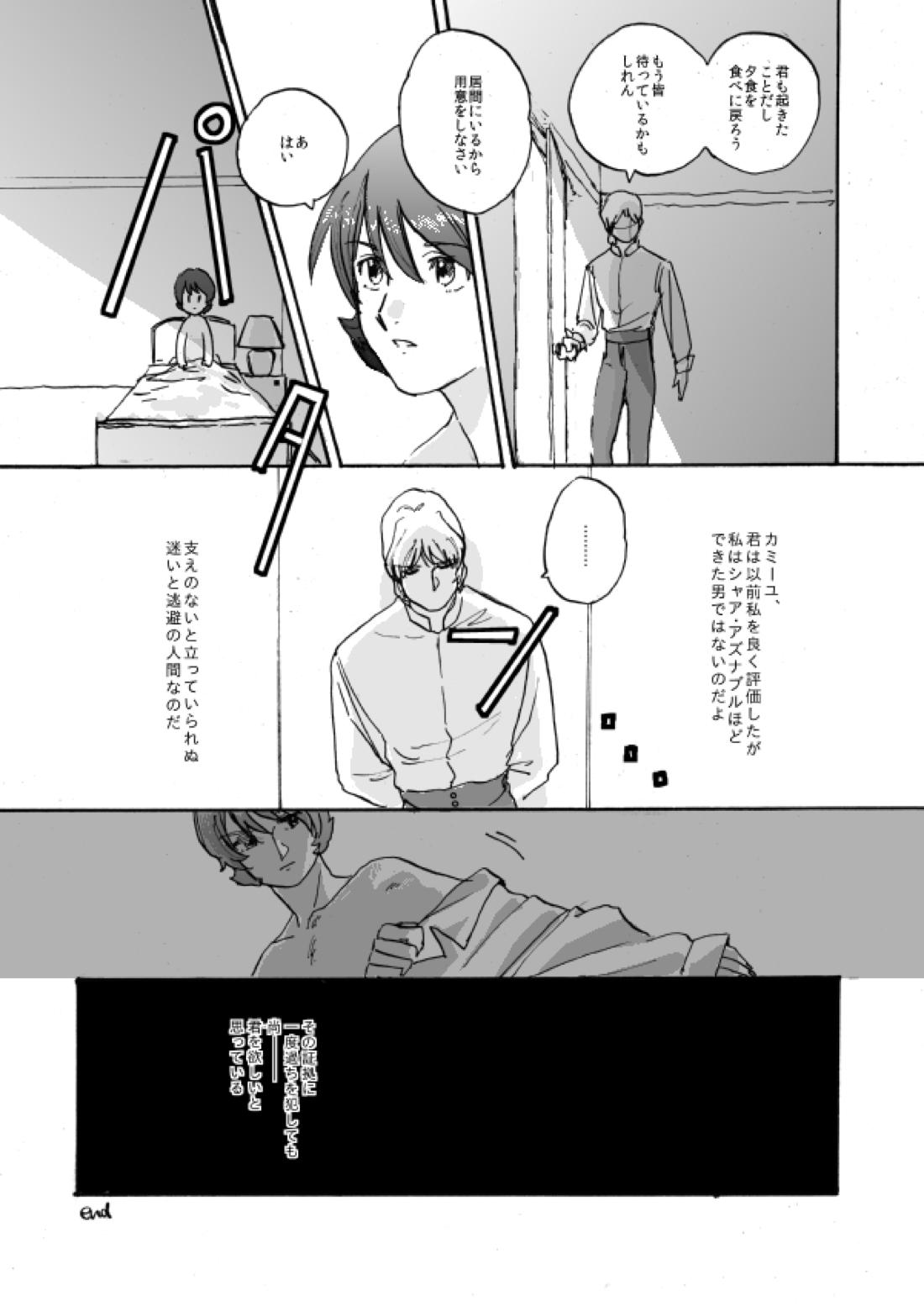 WITH ALL LOVE OF SORROW, DEAR ALPHARD【機動戦士Ζガンダム/クワトロ×カミーユ】 page 23