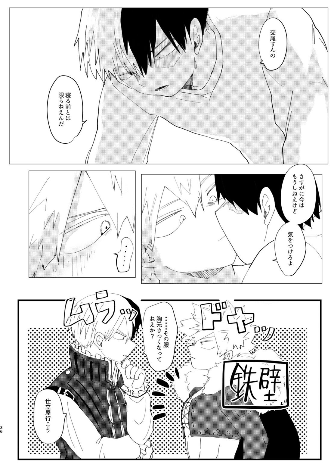 恋しさの発露【僕のヒーローアカデミア/轟爆】 page 35