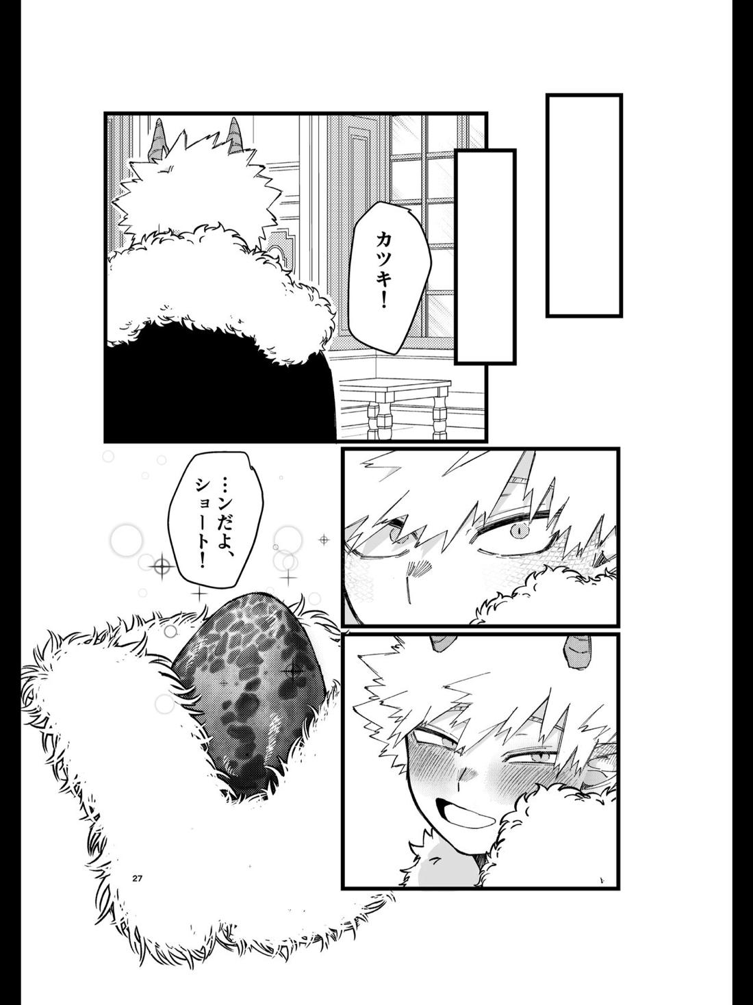 竜の求愛【僕のヒーローアカデミア/轟爆】 page 26