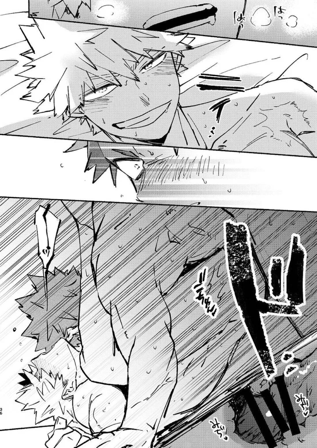 フリータイム【僕のヒーローアカデミア/切爆】 page 37