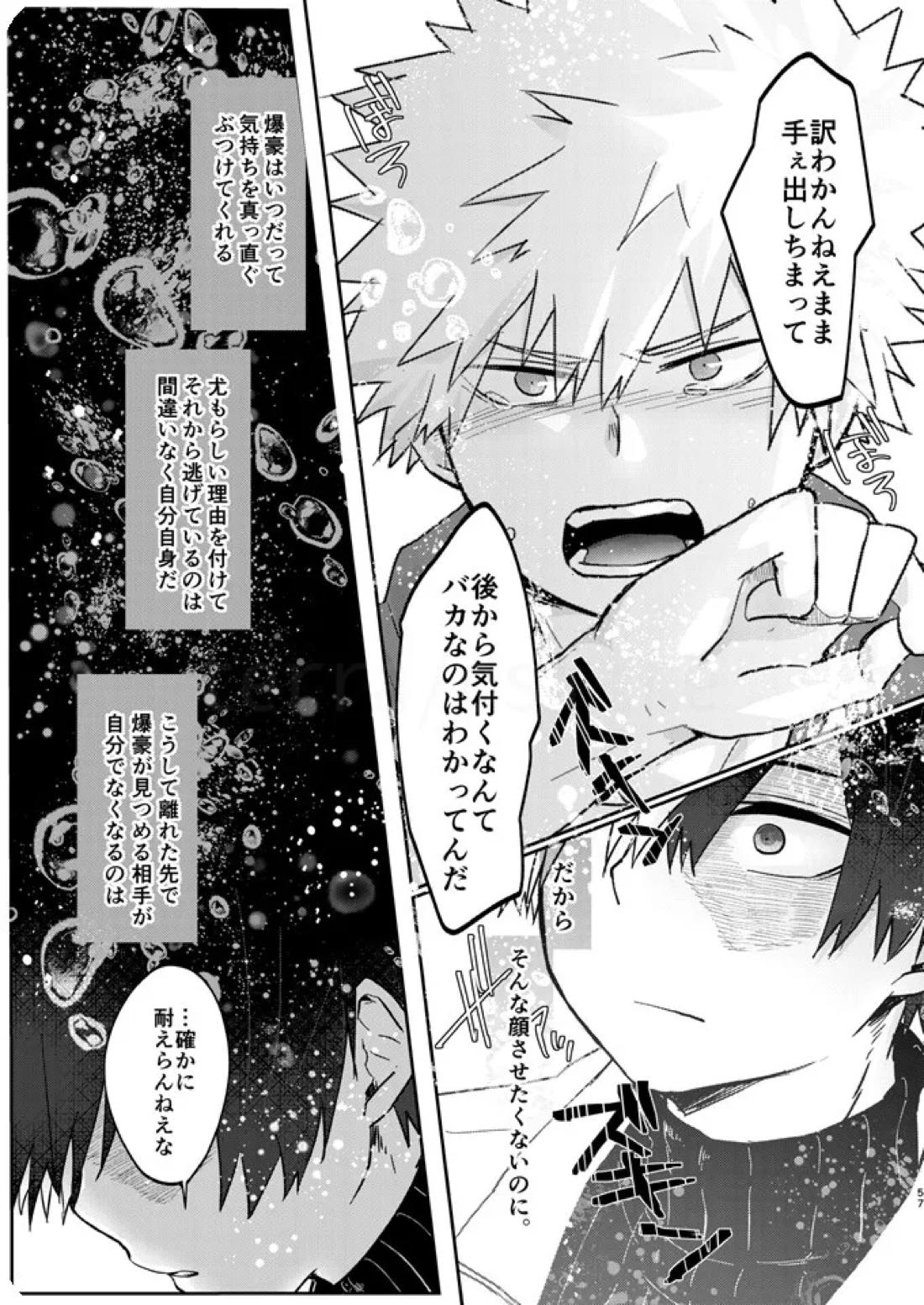 透明バイパス【僕のヒーローアカデミア/爆轟】 page 55