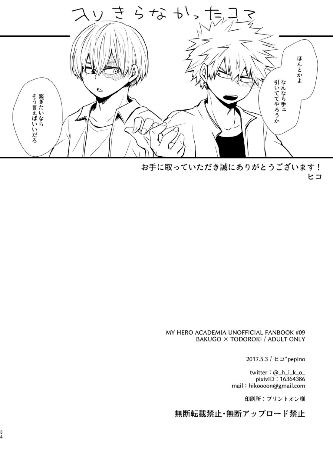 失われた赤【僕のヒーローアカデミア/爆轟】 page 33