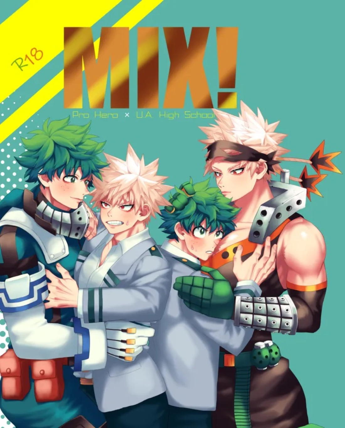 Recommended BL manga "MIX!【僕のヒーローアカデミア/出勝】" cover image